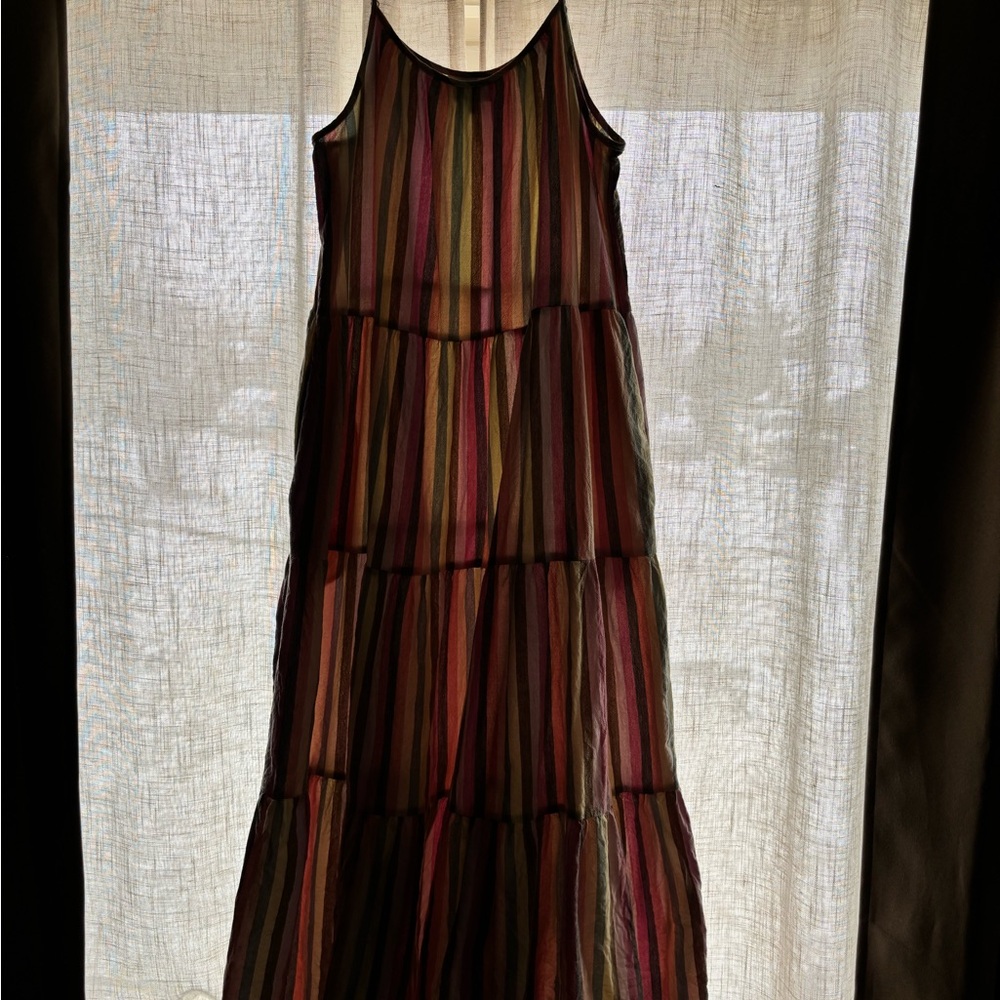 Universal Thread Colorful Striped Maxi Dress